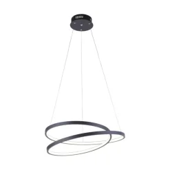 Paul Neuhaus LED Pendelleuchte Schwarz B:55 cm 4000 lm dimmbar< Hängelampen|Bürolampen