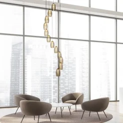 Searchlight LED Pendelleuchte verstellbar H: max. 2 m Ø 52 cm 3000 K< Hängelampen|Led Lampen