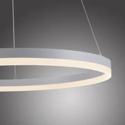 Hängelampen|Bürolampen*Paul Neuhaus LED Pendelleuchte Weiß dimmbar 38 W 3000 K Ø60 cm Ring