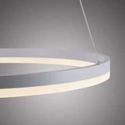 Hängelampen|Bürolampen*Paul Neuhaus LED Pendelleuchte Weiß dimmbar 38 W 3000 K Ø60 cm Ring