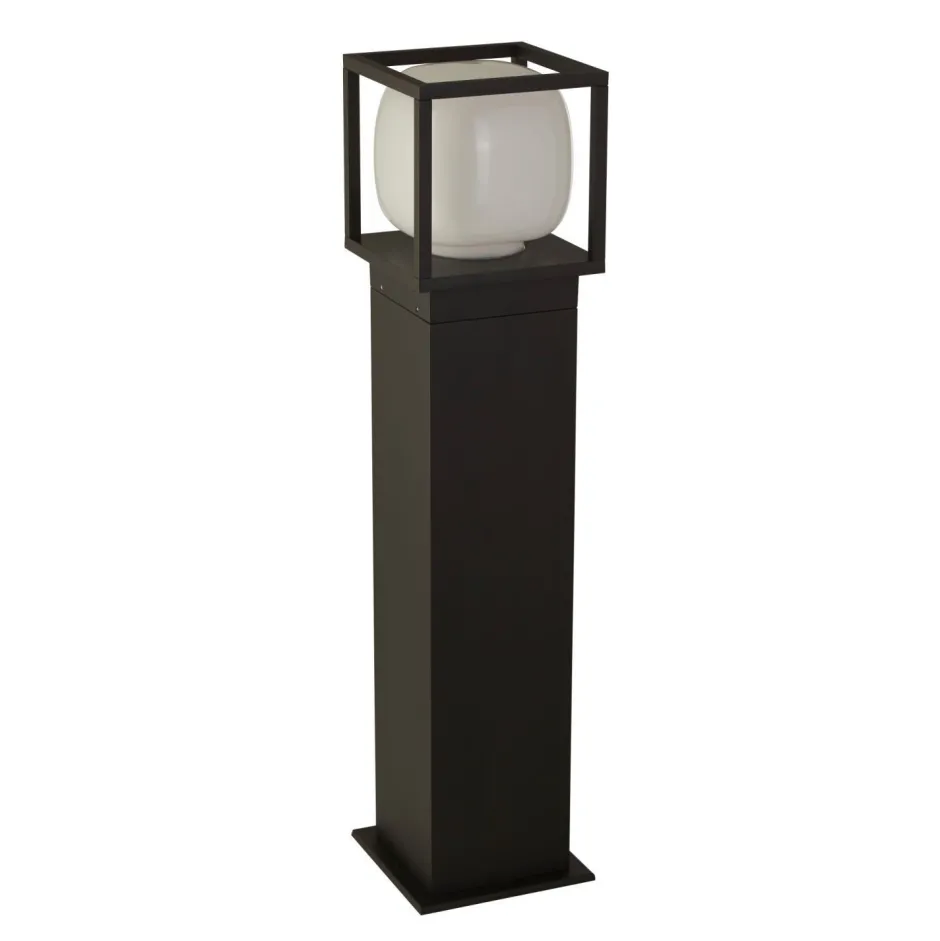 Searchlight LED Pollerleuchte 65 cm IP54 Schwarz Weiß 3000 K 746 lm< Wegeleuchten|Moderne Außenleuchten