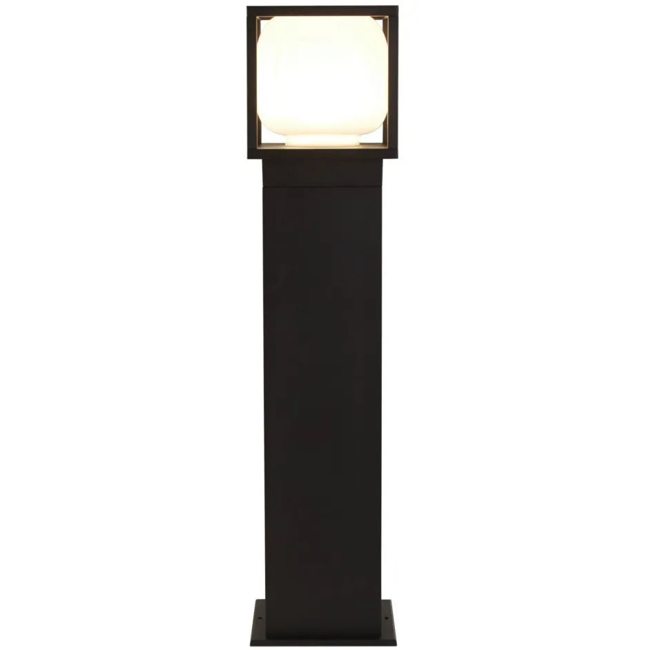 Searchlight LED Pollerleuchte 65 cm IP54 Schwarz Weiß 3000 K 746 lm< Wegeleuchten|Moderne Außenleuchten