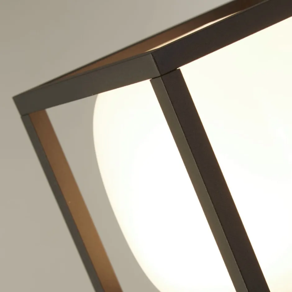 Searchlight LED Pollerleuchte 65 cm IP54 Schwarz Weiß 3000 K 746 lm< Wegeleuchten|Moderne Außenleuchten