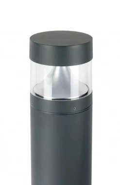 Wegeleuchten|Led Außenleuchten*SU-MA LED Pollerleuchte Aluminium in Dunkelgrau IP65 98 cm