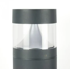 Wegeleuchten|Led Außenleuchten*SU-MA LED Pollerleuchte Aluminium in Dunkelgrau IP65 98 cm