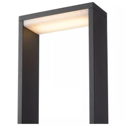 Wegeleuchten|Led Außenleuchten* LED Pollerleuchte Aluminium Anthrazit 60 cm IP54 3000 K
