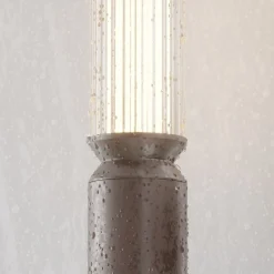 Maytoni LED Pollerleuchte Aluminium Glas 198,6 cm hoch IP65< Wegeleuchten|Led Außenleuchten