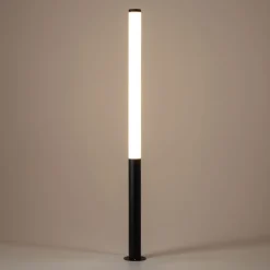 Metall Lampen|Feuchtraumleuchten*Nowodvorski LED Pollerleuchte Aluminium 3000 K IP54 200 cm blendarm