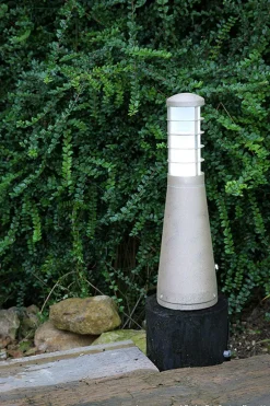 Elstead LED Pollerleuchte IP54 37cm Aluminium Modern in Silber< Außenleuchten Antik|Moderne Außenleuchten