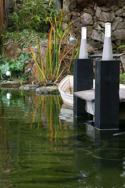 Elstead LED Pollerleuchte IP54 Silber 37cm Aluminium Modern< Außenleuchten Antik|Moderne Außenleuchten