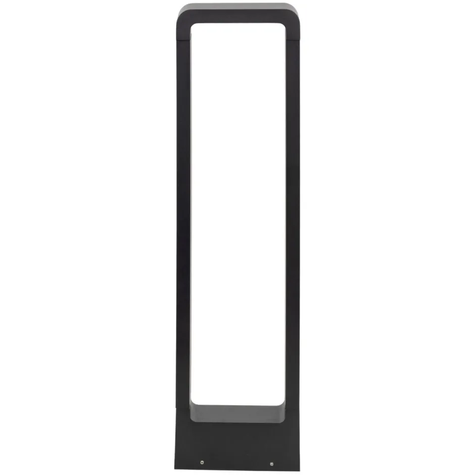 TK Lighting LED Pollerleuchte Metall 60 cm hoch IP54 Schwarz 480 lm< Metall Lampen|Wegeleuchten