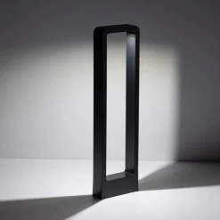 TK Lighting LED Pollerleuchte Metall 60 cm hoch IP54 Schwarz 480 lm< Metall Lampen|Wegeleuchten