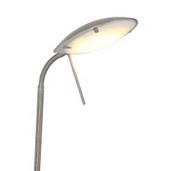 Nachttischlampen|Schreibtischlampen*Steinhauer LED Schreibtischlampe Metall Glas 46 cm 2700 K dimmbar