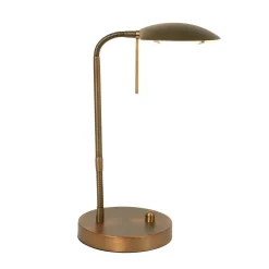 Steinhauer LED Schreibtischlampe Metall Glas 46 cm 10 W dimmbar< Led Lampen|Tischlampen