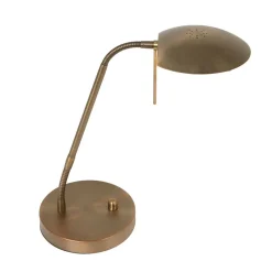 Steinhauer LED Schreibtischlampe Metall Glas 46 cm 10 W dimmbar< Led Lampen|Tischlampen