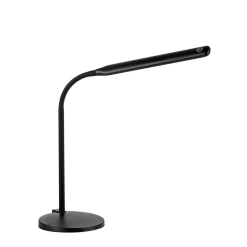 Just Light LED SchreibTischlampe Schwarz Touch 64 cm 6 W flexibel< Bürolampen|Schlafzimmer Lampen