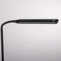 Just Light LED SchreibTischlampe Schwarz Touch 64 cm 6 W flexibel< Bürolampen|Schlafzimmer Lampen