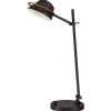 Elstead LED Schreibtischleuchte dimmbar in Bronze verstellbar< Led Lampen|Tischlampen