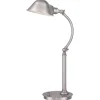 Led Lampen|Tischlampen*Elstead LED Schreibtischleuchte dimmbar Metall 53cm verstellbar