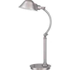 Led Lampen|Tischlampen*Elstead LED Schreibtischleuchte dimmbar Metall 53cm verstellbar