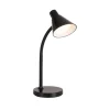 Bürolampen|Schlafzimmer Lampen*Just Light LED Schreibtischleuchte Metall 38 cm Schwarz 4 W Modern