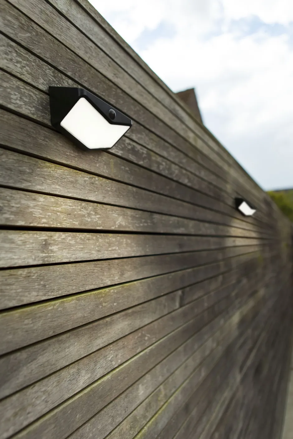 Solarleuchten|Led Außenleuchten*Eco-Light LED Solar Außenlampe Bewegungsmelder dimmbar IP44 4 W