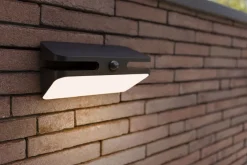 Solarleuchten|Led Außenleuchten*Eco-Light LED Solar Außenwandlampe mit Bewegungsmelder IP54 9 W