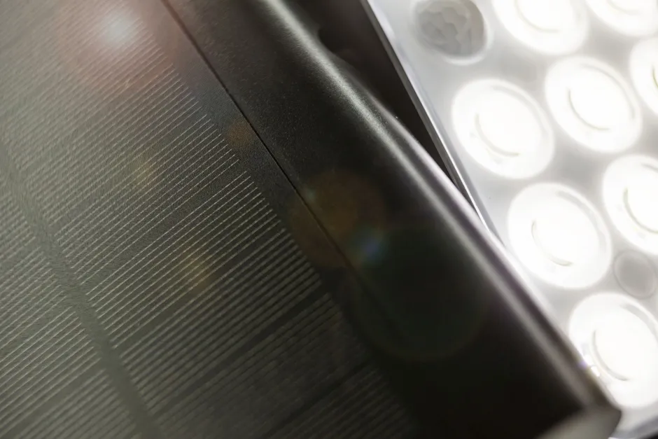 Solarleuchten|Led Außenleuchten*Eco-Light LED Solar Wandlampe Bewegungsmelder dimmbar 8 W IP44