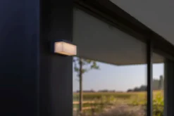 Eco-Light LED Solar Wandleuchte außen Hybrid Netzbetrieb IP44 9 W< Metall Lampen|Led Außenleuchten