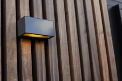 Solarleuchten|Led Außenleuchten*Eco-Light LED Solar Wandleuchte Bewegungssensor Anthrazit 3000 K