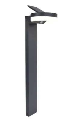 Eco-Light LED Solar Wegeleuchte Sensor Anthrazit IP54 12 W 74 cm< Metall Lampen|Solarleuchten