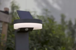 Eco-Light LED Solar Wegeleuchte Sensor Anthrazit IP54 12 W 74 cm< Metall Lampen|Solarleuchten