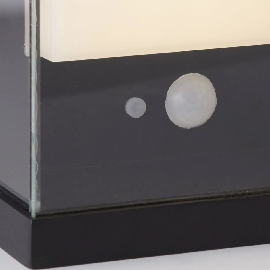 Metall Lampen|Solarleuchten*Searchlight LED Solarlampe Außen mit Bewegungsmelder Aluminium IP54