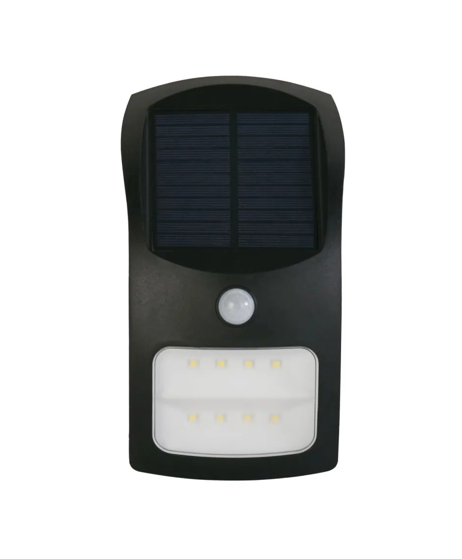 Searchlight LED Solarlampe mit Bewegungsmelder Metall IP44 Schwarz< Metall Lampen|Solarleuchten