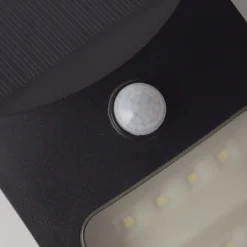 Searchlight LED Solarlampe mit Bewegungsmelder Metall IP44 Schwarz< Metall Lampen|Solarleuchten