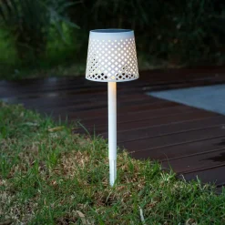 Solarleuchten*Newgarden LED Solarleuchte 5-in-1 Erdspieß Wand Tisch Boden IP65