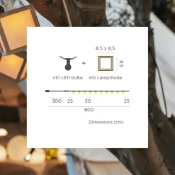 Newgarden LED Solarlichterkette IP44 Bambus 1800 K 5 m lang TAIYO< Außenlichterketten|Solarleuchten