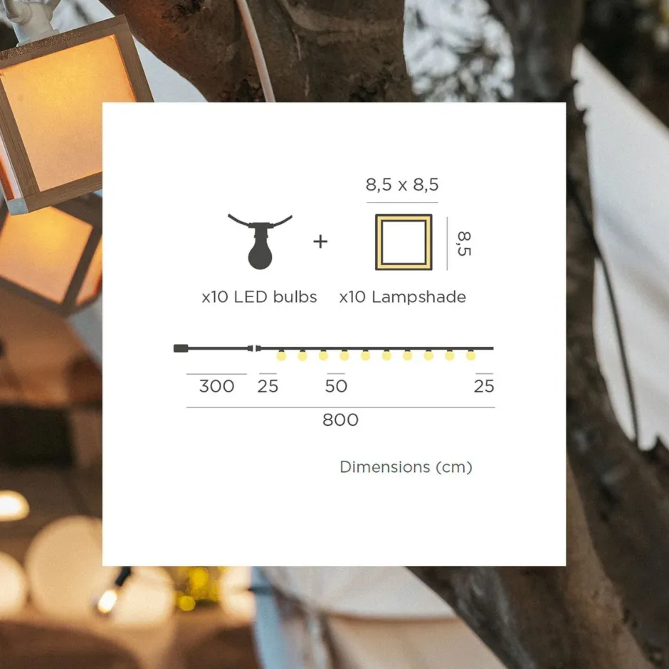 Newgarden LED Solarlichterkette IP44 Bambus 1800 K 5 m lang TAIYO< Außenlichterketten|Solarleuchten