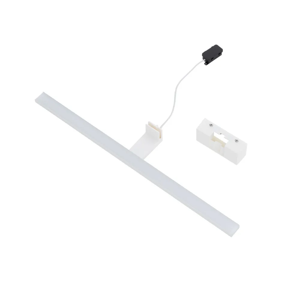Led Lampen|Wandleuchten*Nowodvorski LED Spiegelleuchte IP44 Weiß Aluminium 3000 K 900 lm