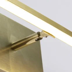 Searchlight LED Spiegelleuchte Metall B:41 cm IP44 Messing 3000 K< Metall Lampen|Feuchtraumleuchten