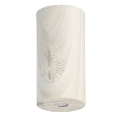 Led Lampen|Spots*Glasberg LED Spot in Holz Weiß rund Modern 3000K wohnlich