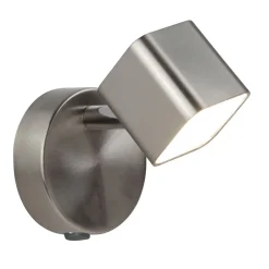 Searchlight LED Spot Lampe Wand in Silber matt 3000 K 354 lm Metall< Wohnzimmerlampen|Bürolampen