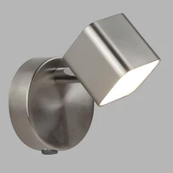 Searchlight LED Spot Lampe Wand in Silber matt 3000 K 354 lm Metall< Wohnzimmerlampen|Bürolampen