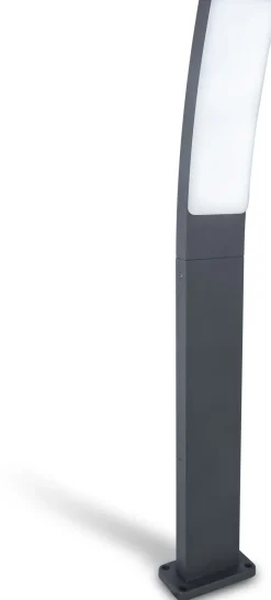 Metall Lampen|Wegeleuchten*Eco-Light LED Stehlampe Außen Aluminium 74 cm 4000 K 1100 lm IP54