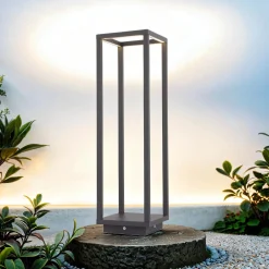 Außenleuchten Antik|Moderne Außenleuchten*Nowodvorski LED Stehlampe Außen Anthrazit IP54 388lm elegant