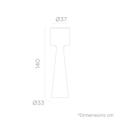 Newgarden LED Stehlampe außen mit Stecker Kabel 140 cm IP65 2700 K< Metall Lampen|Wegeleuchten