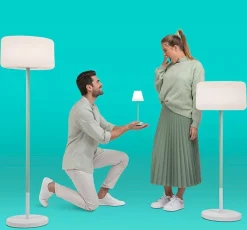 Newgarden LED Stehlampe außen Solar Farbwechsel Dimmer 155 cm dimmbar< Metall Lampen|Skandinavische Lampen