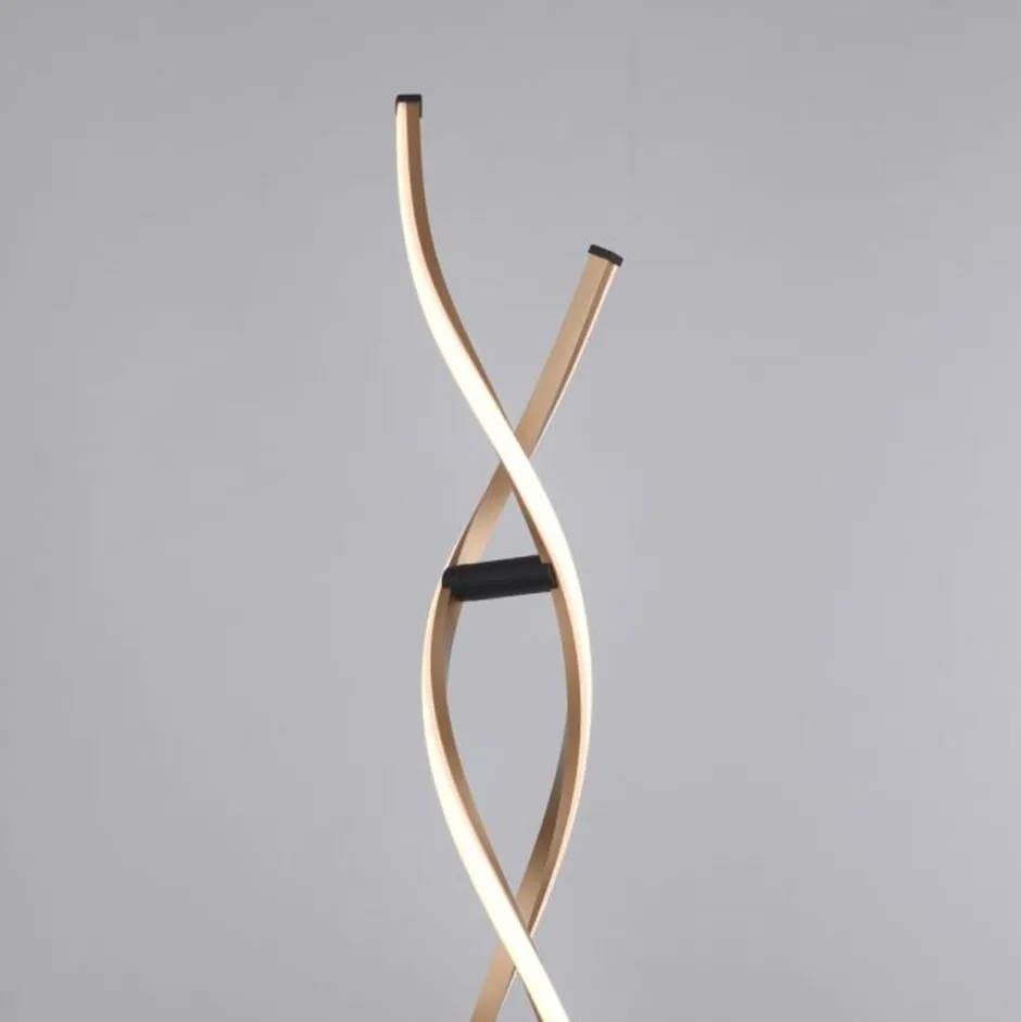 Wohnzimmerlampen|Metall Lampen*Paul Neuhaus LED Stehlampe dimmbar Metall H:134 cm 3000 K 3128 lm