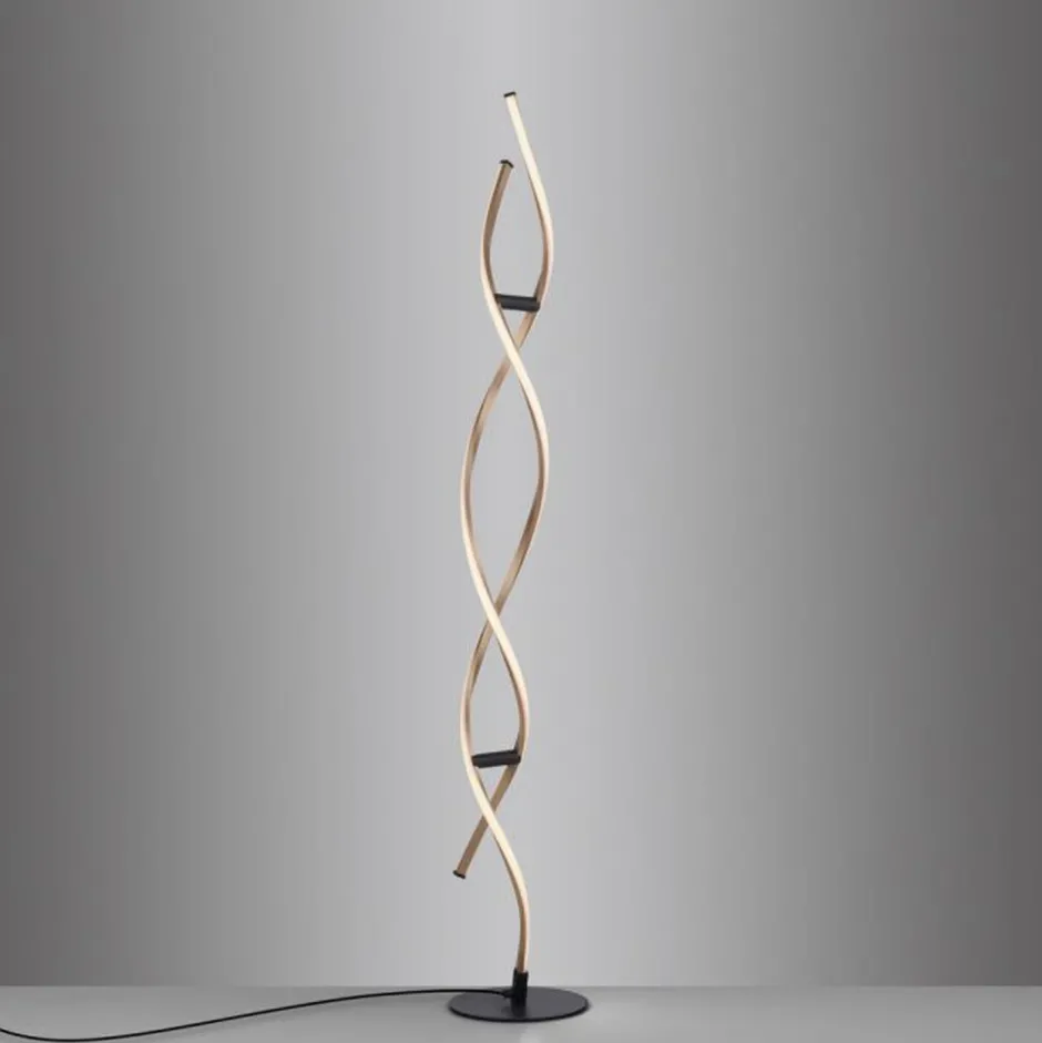 Wohnzimmerlampen|Metall Lampen*Paul Neuhaus LED Stehlampe dimmbar Metall H:134 cm 3000 K 3128 lm