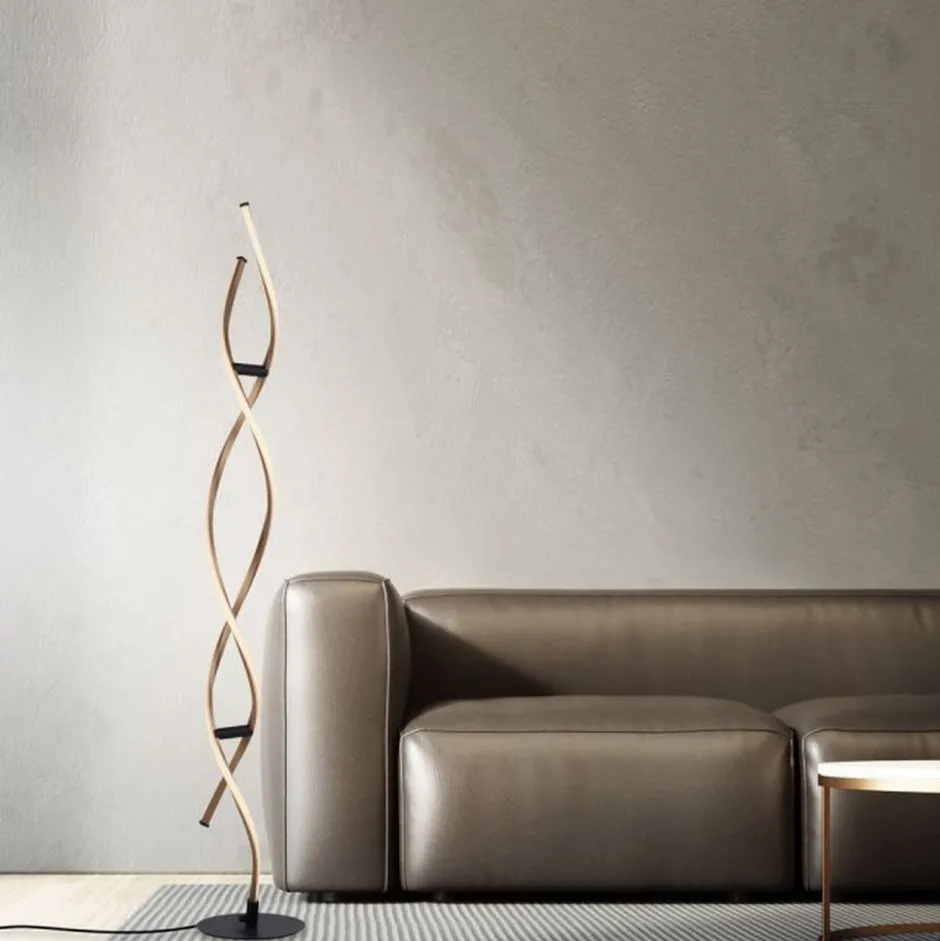 Wohnzimmerlampen|Metall Lampen*Paul Neuhaus LED Stehlampe dimmbar Metall H:134 cm 3000 K 3128 lm